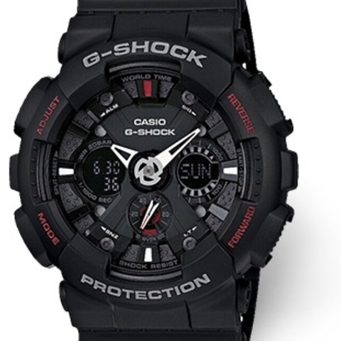 卡西欧G-SHOCK GA-120：硬核造型，大表盘体验