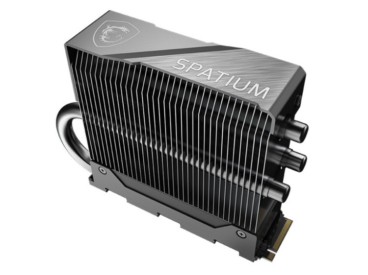微星发布 SPATIUM M580 FROZR 固态硬盘，超大散热器、14.6GB/s 读速