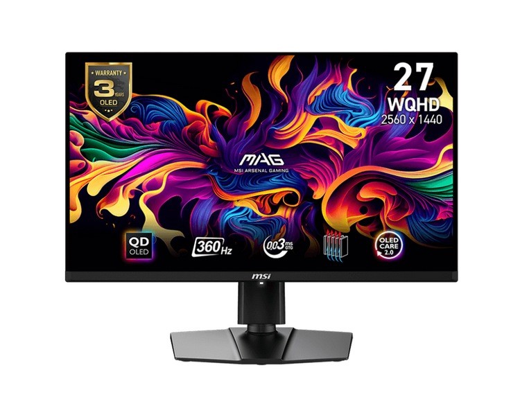 电脑展丨微星将发布 MPG 341CQPX QD-OLED、MAG 271QPX QD-OLED E2 两款高端游戏显示器