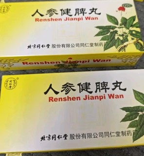 同仁堂 人参健脾丸 6g*10丸 健脾益气 和胃止泻 脾胃虚弱恶心呕吐腹痛便溏