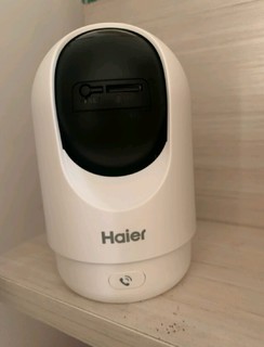 海尔（Haier）无线家用摄像头手机远程监控器360度无死角带夜视全景语音自动旋转可对话室内外云台