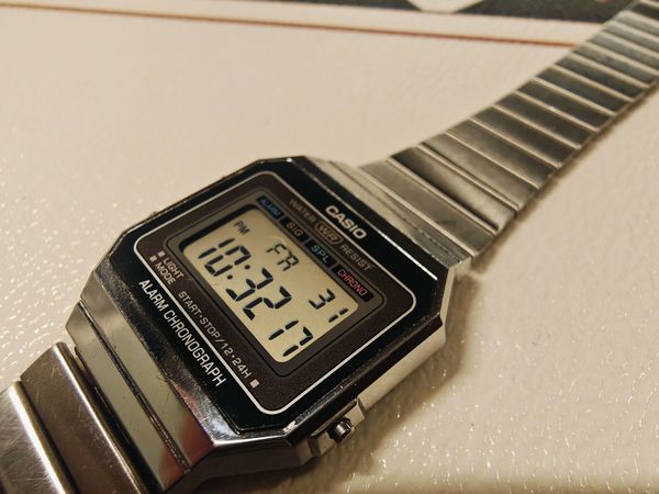 表带比表头贵的卡西欧小方块！