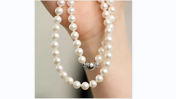 珍氏珠宝 天然淡水珍珠耳钉女款 S925银精致法式小众高级感耳饰