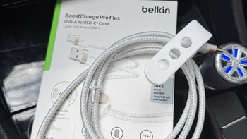 belkin 贝尔金数据线typec手机充电线快充USB-A转C适用安卓 苹果iPhone15Pro max车载CarPlay充电数据线