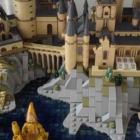 乐高霍格沃茨城堡和庭院积木玩具：魔法世界的完美再现