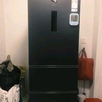 TCL 260升三门养鲜冰箱一体式双变频风冷一级能效小型家用电冰箱
