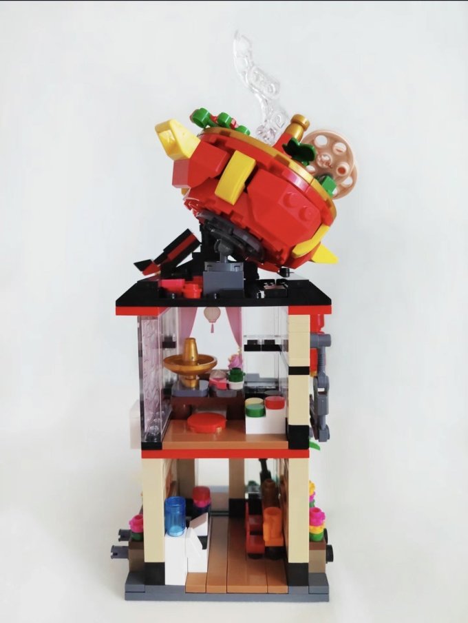 川香火锅店 品牌:keeppley(缤纷街景系列) 编号:k28013 内容物:积木9