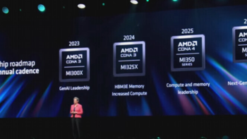 电脑展丨AMD 发布 MI350X Ai 加速卡，支持 Chat GPT/SD 大模型