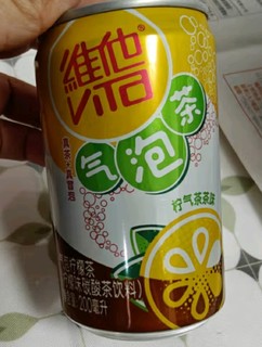 维他奶维他很神气气泡柠檬味碳酸茶饮料200ml*12罐 迷你罐 整箱装