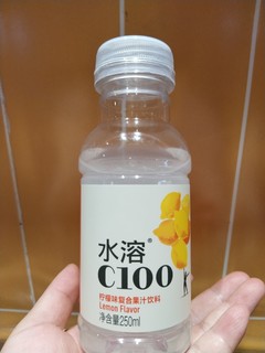 品味清新，农夫山泉水溶 C100 柠檬味复合果汁饮料