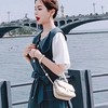 新款韩版连衣裙，夏日蓝色浪漫之选