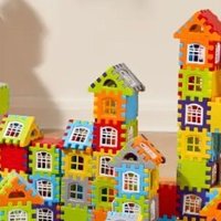 创意之旅：儿童大号搭房子积木拼装玩具