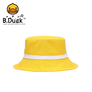 可爱小黄鸭儿童渔夫帽 - 阳光防护，童趣十足