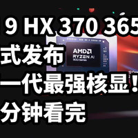 下一代最强核显！AMD锐龙AI 9 HX 370 365发布