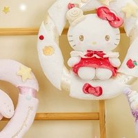 Sanrio三丽鸥星愿花环系列Hello Kitty库洛米玉桂狗公仔作为生日礼物