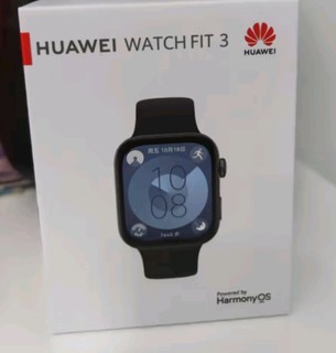 华为【新品价同618】 WATCH FIT 3 智能手表 幻夜黑 轻薄大屏运动减脂运动手表情侣手表 fit2 升级