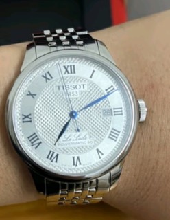 天梭（TISSOT）力洛克系列腕表 钢带机械男表 20周年纪念款T006.407.11.033.03