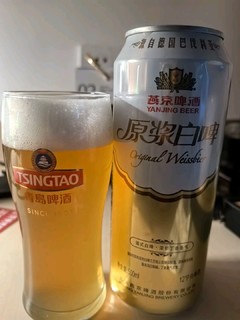 燕京原浆白啤