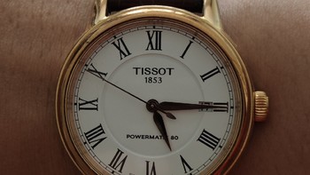 瑞士天梭TISSOT卡森系列机械皮带男士腕表：时间的艺术，腕间的风采