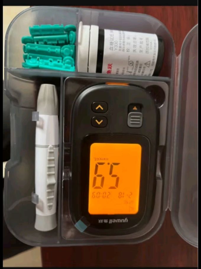 鱼跃yuwell血糖仪582低痛升级款独立试纸语音播报糖尿病医用