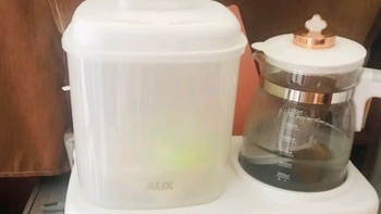 奥克斯（AUX）恒温壶婴儿冲奶宝宝奶瓶消毒器烘干一体机温奶暖奶器二合一家用 【简约款】 1.3L