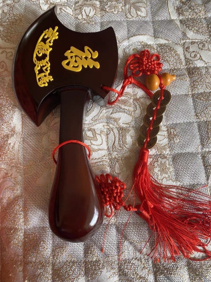 桃木斧子乔迁小挂件