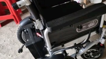 德伴 电动轮椅车老年人残疾人家用旅游旅行全自动智能医用可折叠低靠背丨双模双减震+12A铅酸+续航约15km