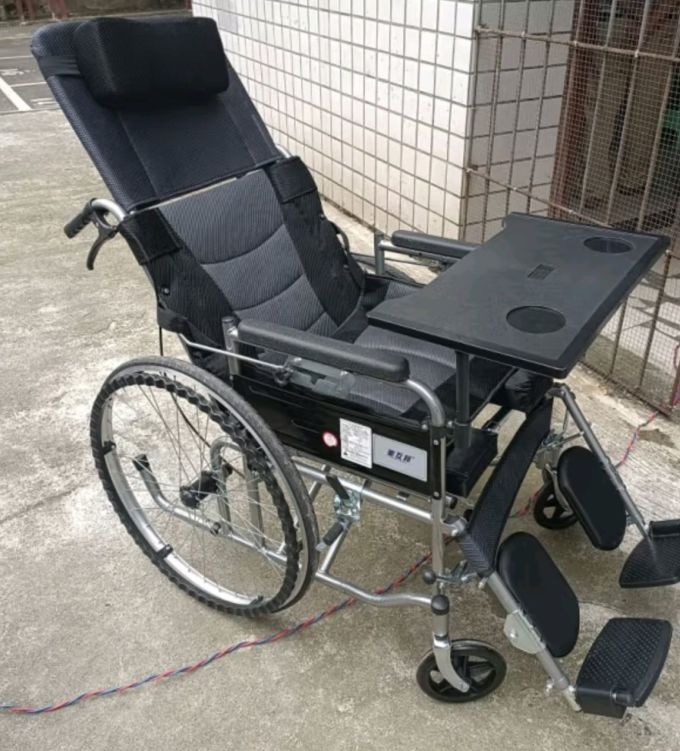 衡互邦轮椅折叠带坐便全躺老人便携旅行轻便手动轮椅车升级一体轮全躺