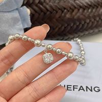 [618新品]HEFANG何方珠宝气泡方糖项链原创设计轻奢优雅生日礼物