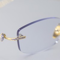 金上瓦雀：珠宝与眼镜的绝美融合