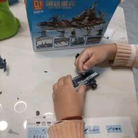 拼装积木8合1城市系列DIY兼容乐高小颗粒儿童玩具六一儿童节礼物 军事坦克8合1-单盒|全套拍8盒