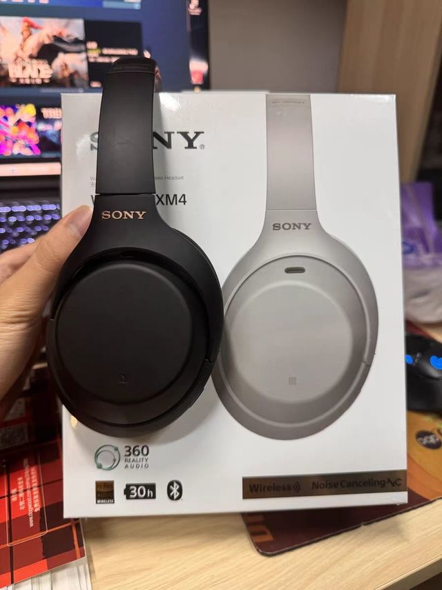 Sony/索尼 WH-1000XM4头戴式无线蓝牙重低音降噪耳机