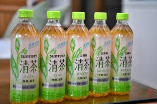 清爽一夏，原味绿茶：三得利（Suntory）0糖0脂清茶