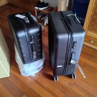 米家小米行李箱24英寸拉杆箱大容量旅行箱万向轮密码箱男女皮箱子黑色