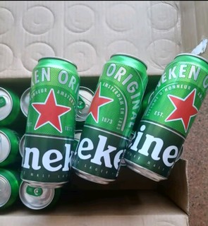 喜力经典500ml*10听整箱装 喜力啤酒Heineken