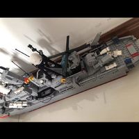 森宝积木山东舰正版授权航母军舰男孩拼装玩具积木模型航空母舰