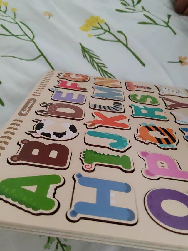 手抓板拼图蒙氏早教宝宝积木