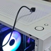 纸上装机大王！爱国者（aigo）JV13白色 电脑台式主机箱 桌面matx小机箱