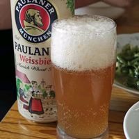 泡沫三指！保拉纳（PAULANER )  柏龙 混合小麦啤 500ml*12听 黑白礼盒装 