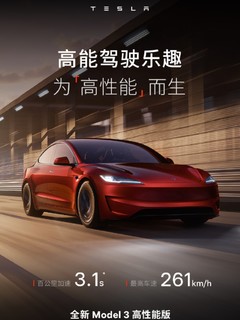 国内卷保姆？国际卷赛车？特斯拉Model 3高性能版正式交付！