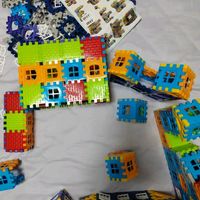 奥贝比（AOBEIBY）积木儿童男孩拼装撘房子积木玩具大颗粒拼插女孩3-6岁生日礼物