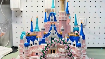 积木拼装高难度巨大型迪士尼城堡女生儿童玩具