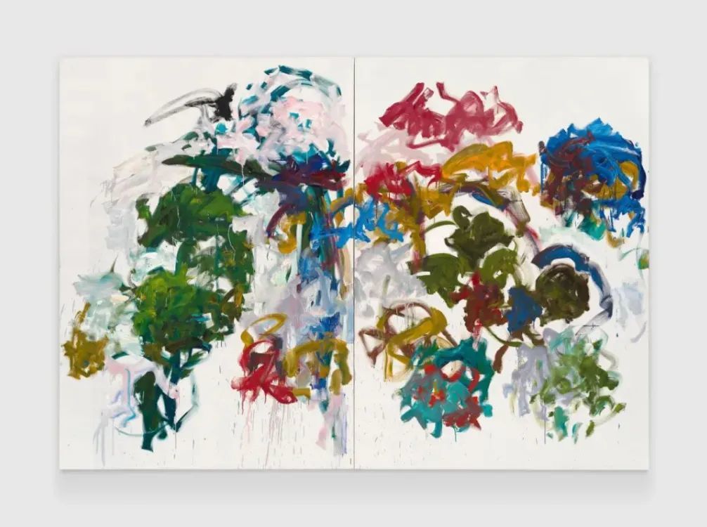 琼·米歇尔《向日葵》1990-1991 布面油画