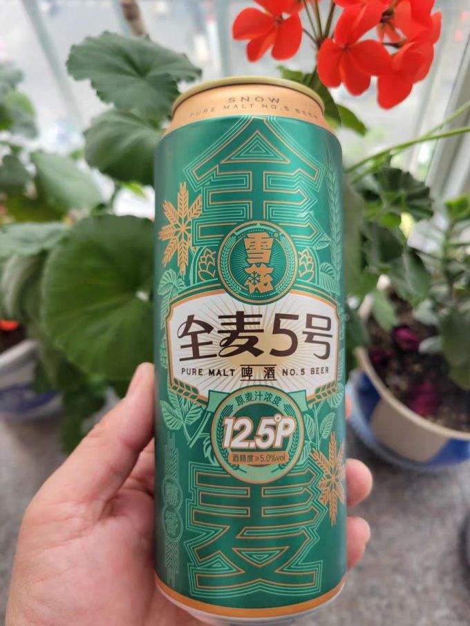 雪花啤酒全麦5号
