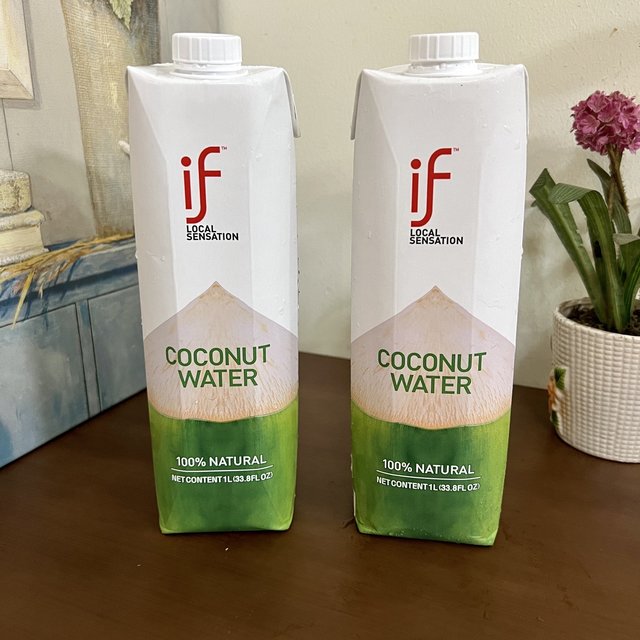 if 100%椰子水，让你清爽一夏
