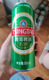 青岛啤酒经典 500mL 24罐 量贩装