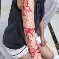 手绘海娜纹身膏线稿笔！
