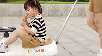 婴孚儿童遛娃推杆扭扭车1—3岁防侧翻大人可坐双人宝宝溜溜车童车