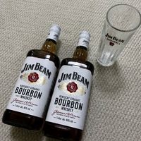 金宾（Jim Beam）波本 威士忌 白占边 调和型 洋酒 1L 新老包随机发