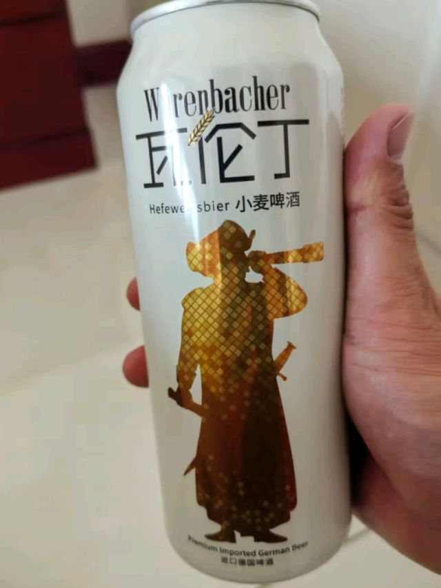 瓦伦丁 （Wurenbacher） 小麦白啤酒 500ml*18听整箱装德国原装进口